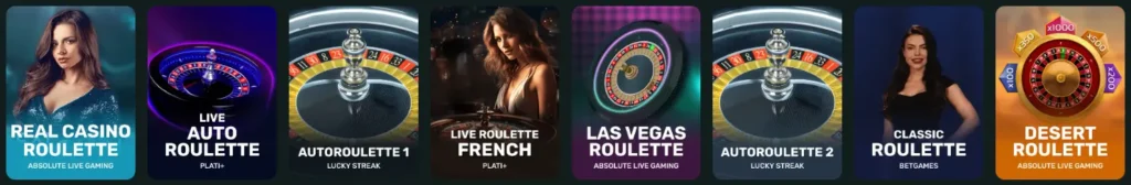 betnjet roulettes games