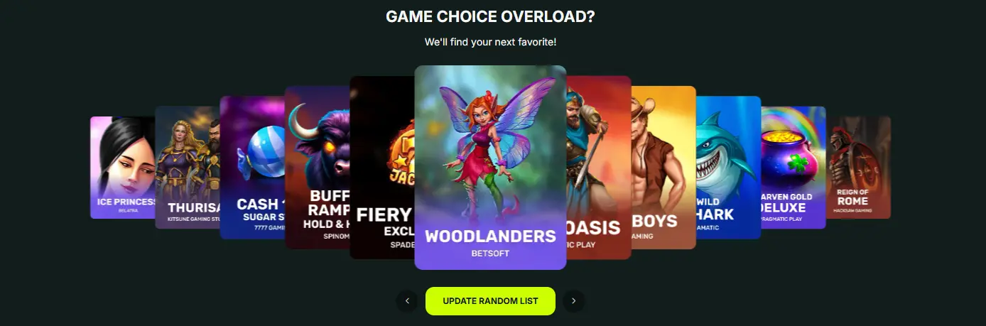 BetNjet Main Slot Machine Types