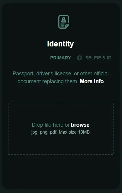 Identity Verification for BetNjet Login