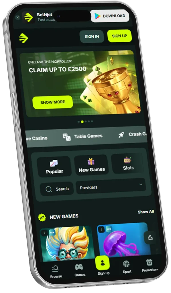Mobile App for Casino